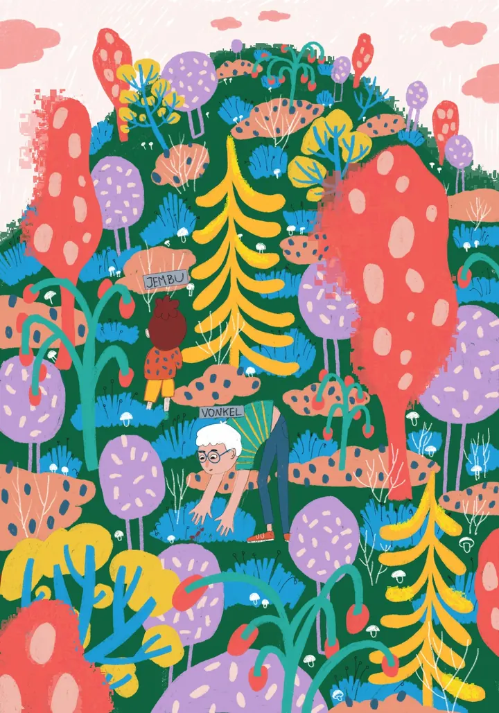 Jembu ja Võnkel värvilises digiseikluse metsas